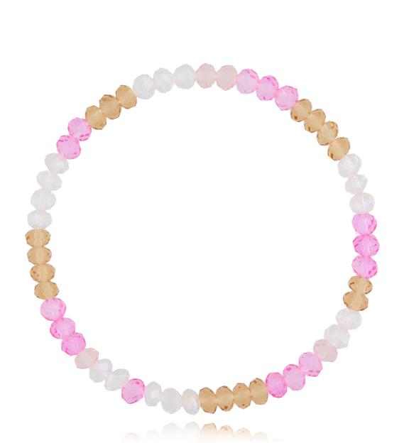 Bransoletka z kolorowymi kryształkami Basic Cristals BTW1660