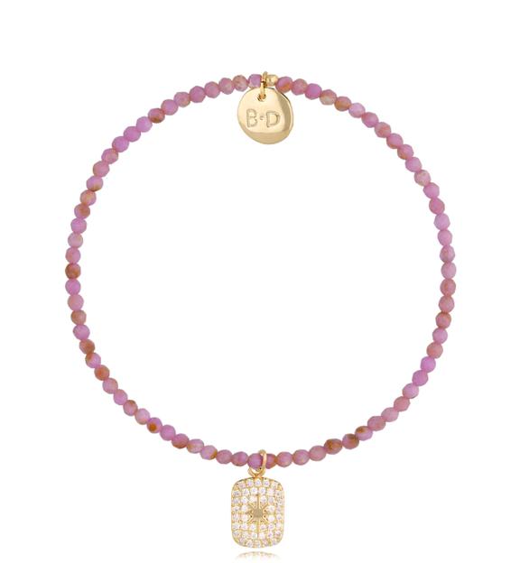 Bransoletka z fosfosyderytami i zawieszką Lifestyle BTW1116