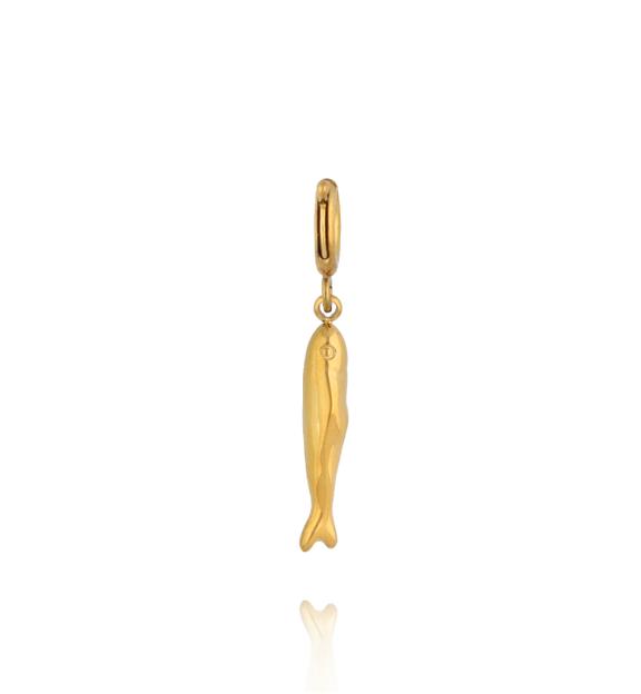 Charms złota smukła rybka CHA0122