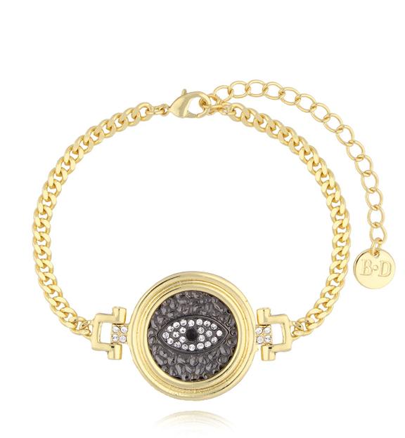 Bransoletka złota z okiem Manon BSS0176