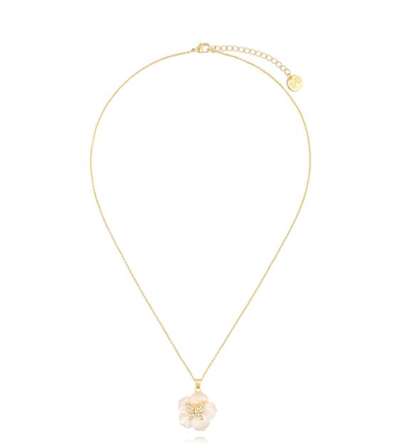 Naszyjnik złoty z kwiatuszkiem Glam Charms NS0244