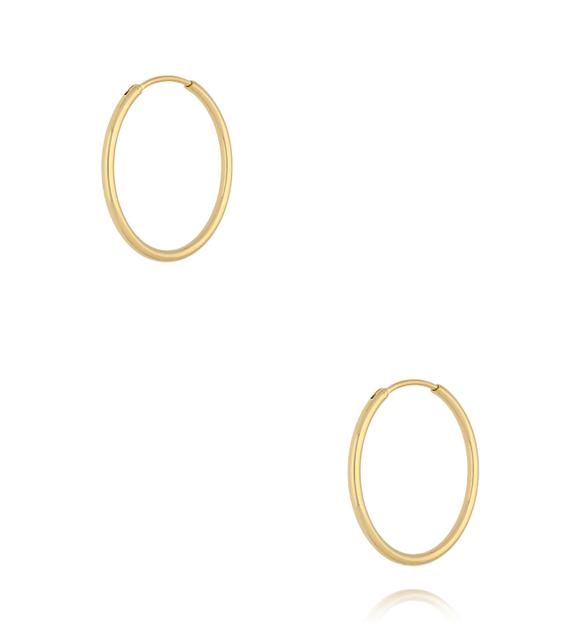 Klasyczne złote kółka 30 mm KSA2525
