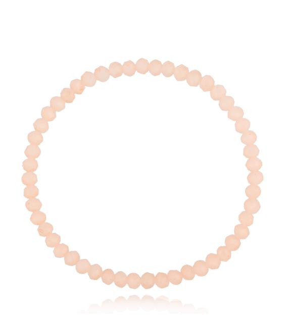 Bransoletka z kryształkami brzoskwiniowa Jambo BCY0158