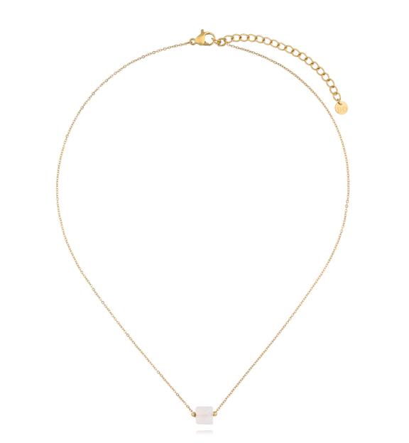 Naszyjnik z kwarcem różowym Sunset at Seminyak NPA1232