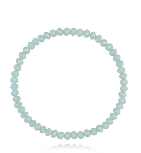 Bransoletka z kryształkami miętowa Jambo BCY0175