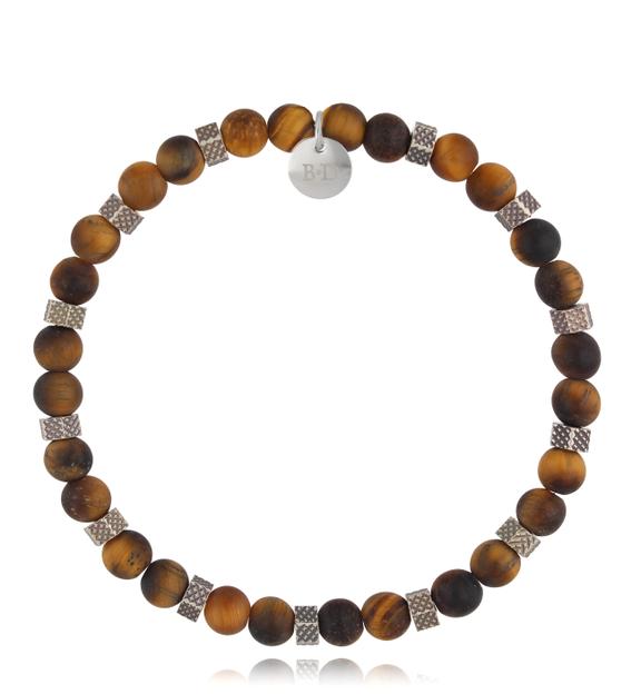 Bransoletka męska z tygrysim okiem Athils BMITC0610