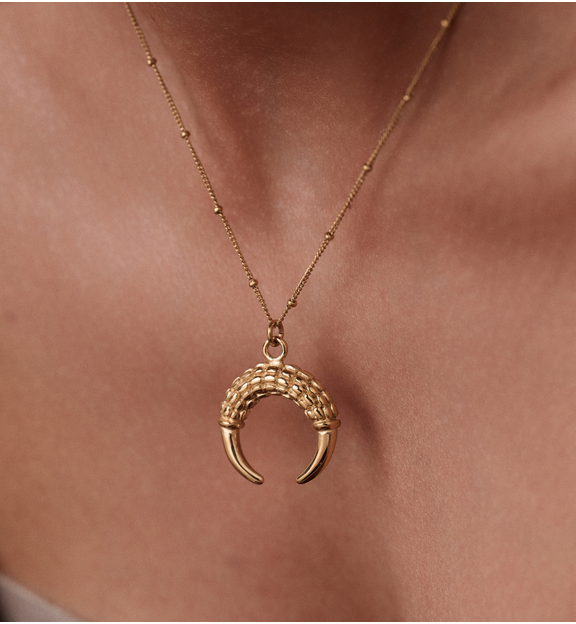 Naszyjnik złoty z księżycem Gatsu NSA0847