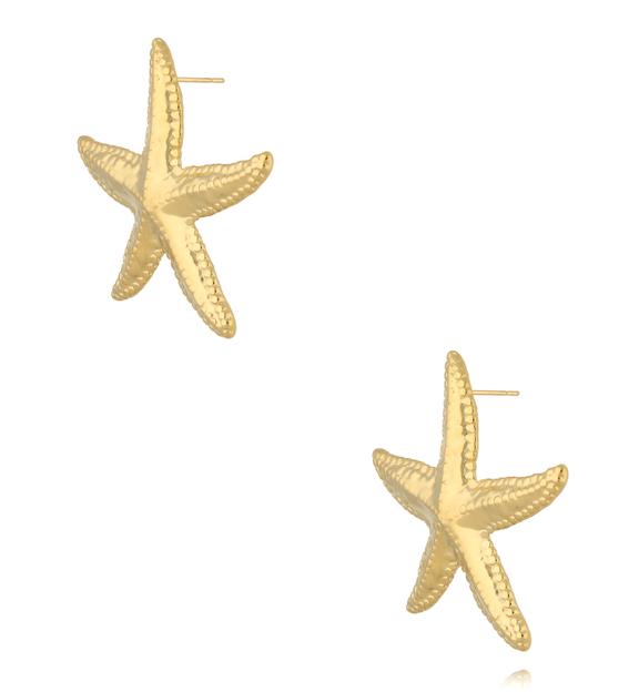 Kolczyki złote rozgwiazdy KSY0536