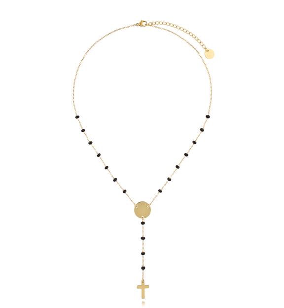 Naszyjnik z krzyżykiem Black Cross NSA0765