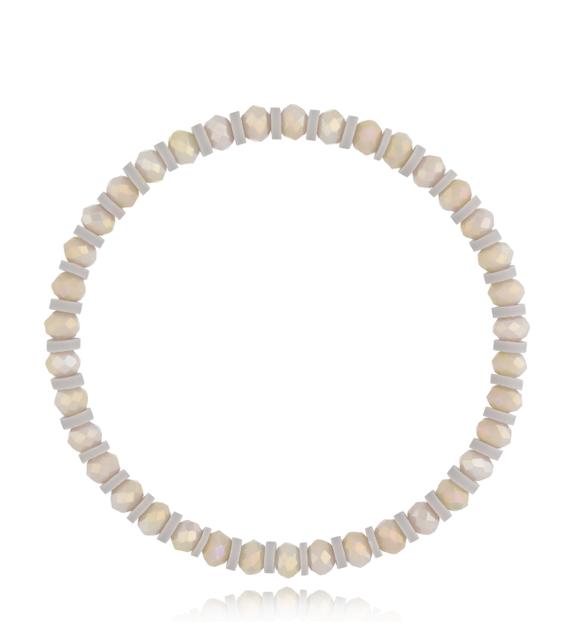 Bransoletka z szarymi kryształkami Roche BTW2051