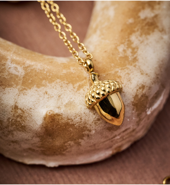 Naszyjnik z żołędziem złoty NSA1327