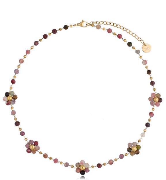 Naszyjnik z turmalinami Bouquet NSC0206