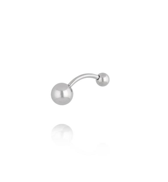 Kolczyk srebrny piercing KSA2175