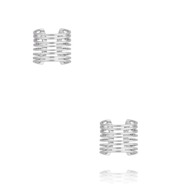 Kolczyki srebrne nausznice wielorzędowe KSY0740