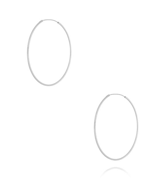 Kolczyki koła srebrne KCA0185