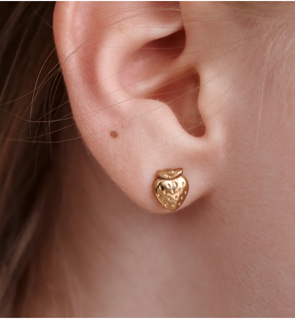 Kolczyki w kształcie truskawek KSY0545
