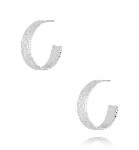 Kolczyki srebrne koła Amy KRG0997