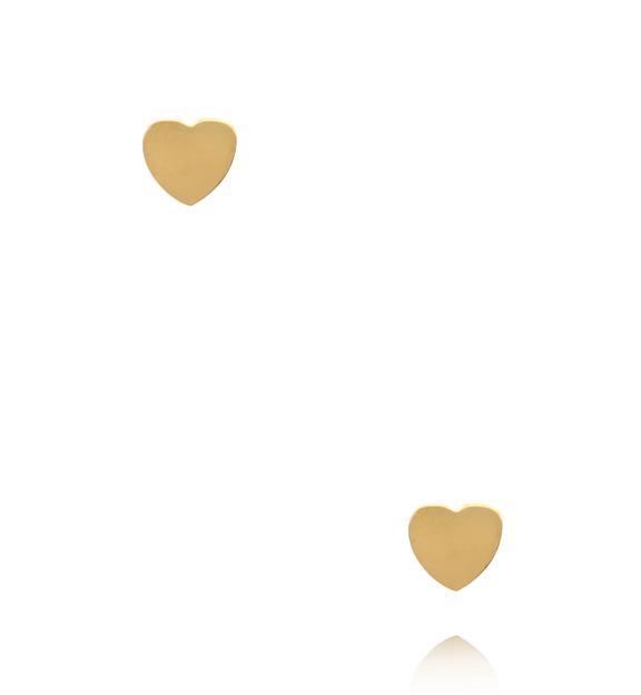 Kolczyki sztyfty w kształcie serca KSY0712