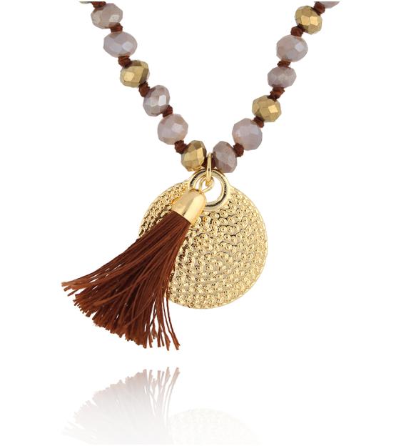 Naszyjnik długi z kryształkami Summer Song NSH0086