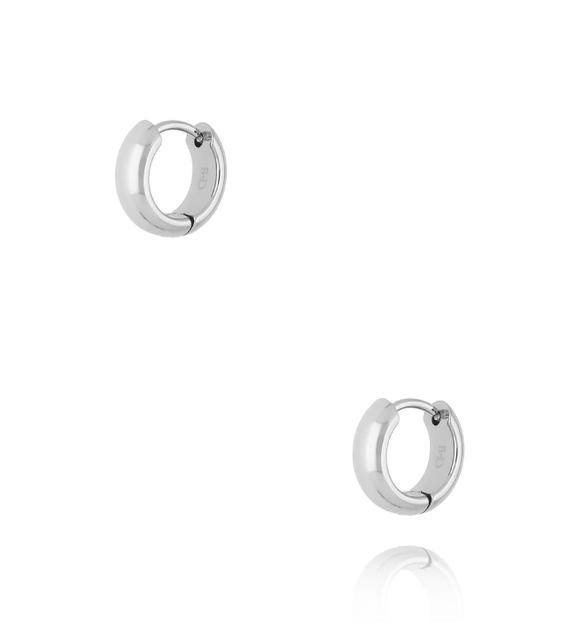 Kolczyki kółka srebrne małe KSA2186