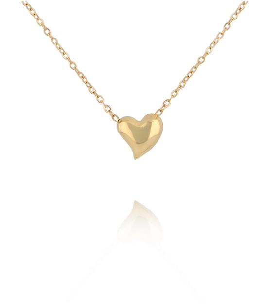 Naszyjnik z małym sercem złoty NSY0762