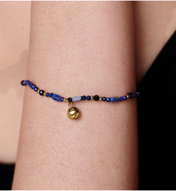 Bransoletka z turmalinami i Nocą Kairu BTW3029