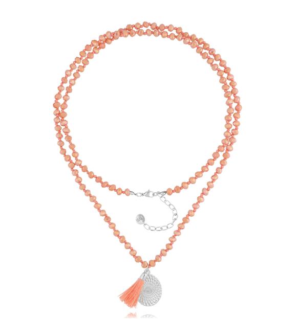 Naszyjnik długi z kryształkami Summer Song NSH0035