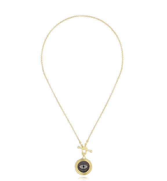 Naszyjnik złoty z okiem Manon NS0235