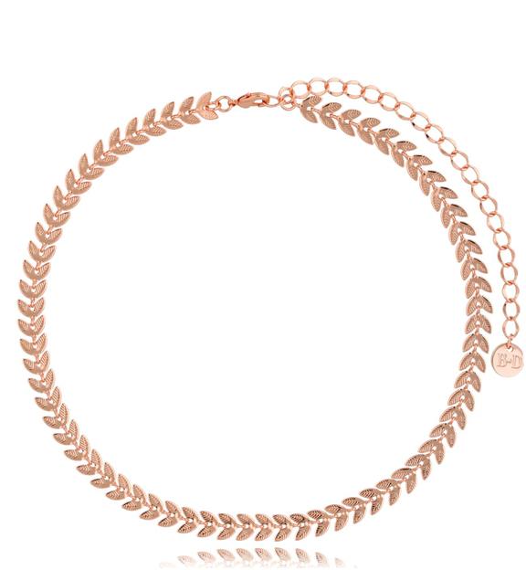 Naszyjnik złoty z kryształkami Maroccan Princes NS0071