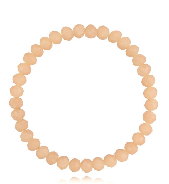 Bransoletka z kryształkami brzoskwiniowa Secret BCY0187