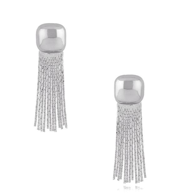 Kolczyki srebrne z łańcuszkami Adley KRG0909