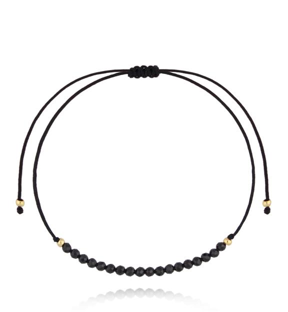 Zestaw czarnych bransoletek BMT0299