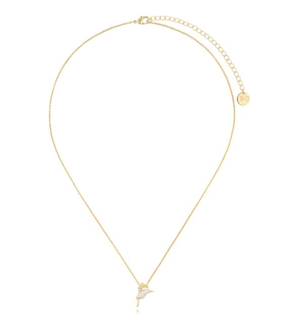 Naszyjnik złoty z baletnicą Glam Charms NS0279