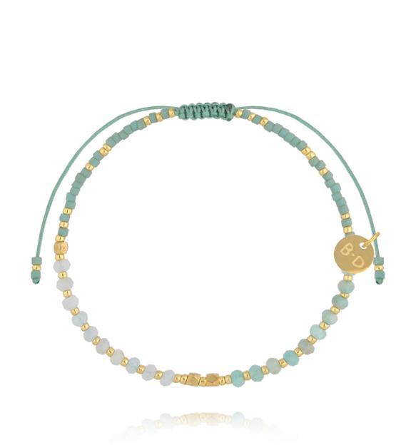 Bransoletka z amazonitami BMT0324