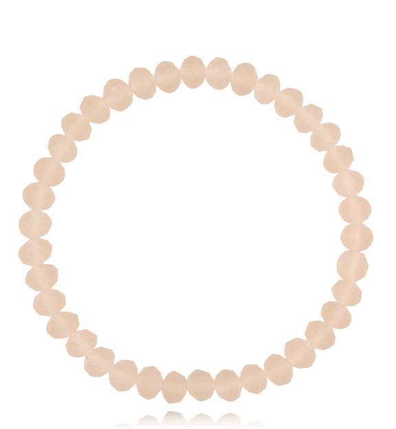 Bransoletka z kryształkami brzoskwiniowa jasna Secret BCY0186