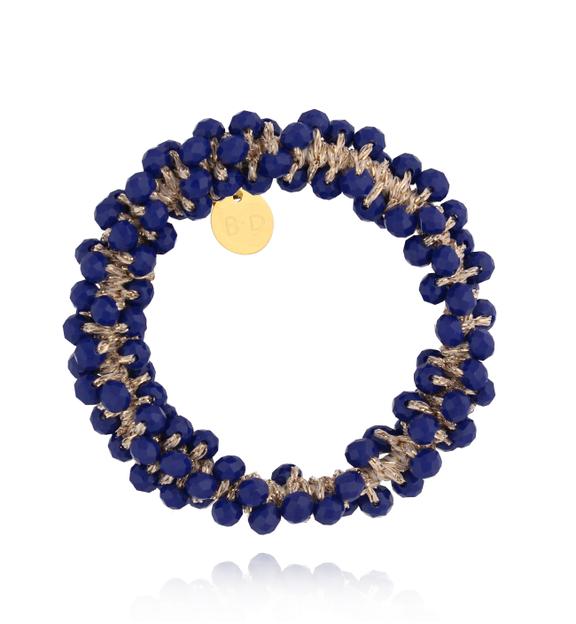 Gumka do włosów z kryształkami granatowa Luminous GWE0019