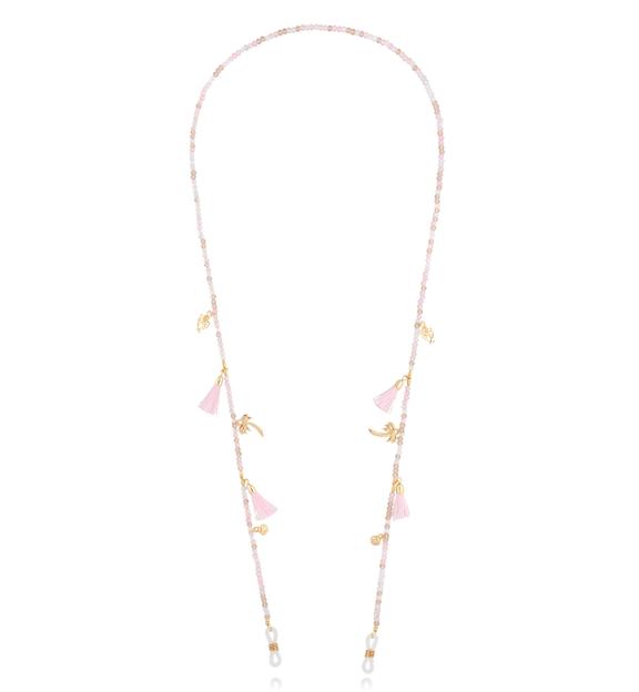 Łańcuszek do okularów różowy Pink Flamingo NPA1198
