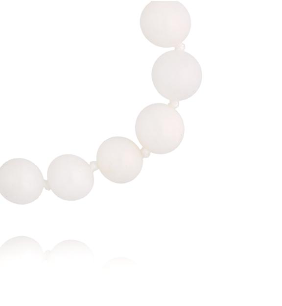 Bransoletka Pure White z jadeitami BPA0673