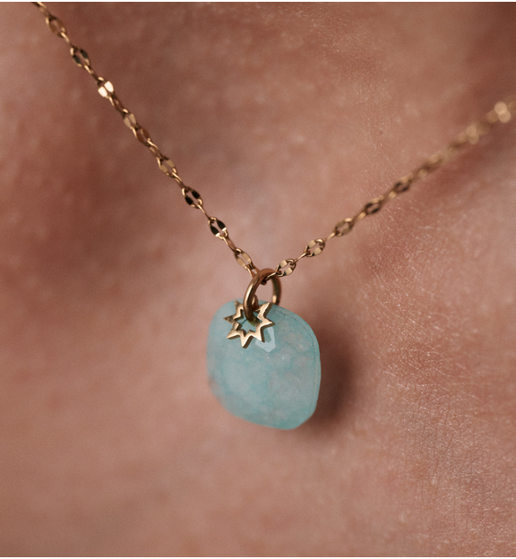 Naszyjnik z amazonitem Island Elegance NPA1231