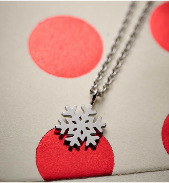 Naszyjnik ze srebrną śnieżynką Lapland NSA0999