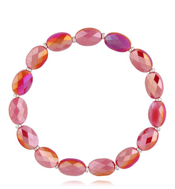 Bransoletka z czerwonymi kryształkami Togue BCY0141