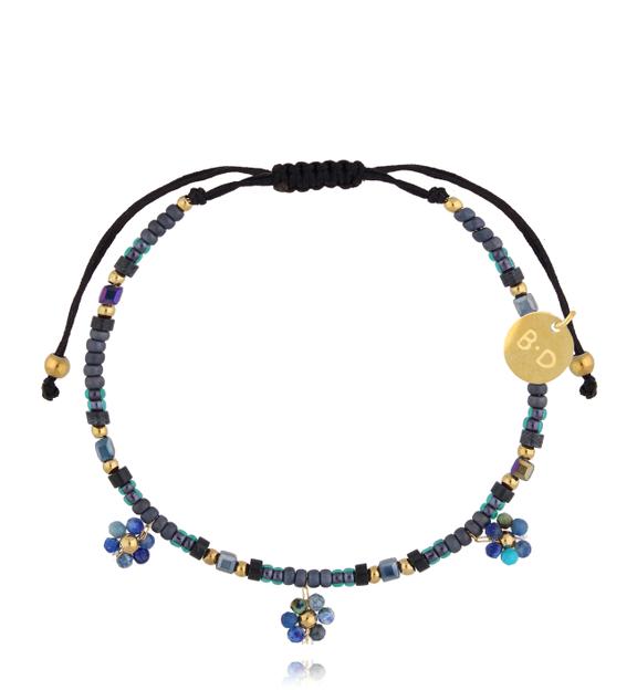 Bransoletka ze lapisami Stone Flowers BMT0259
