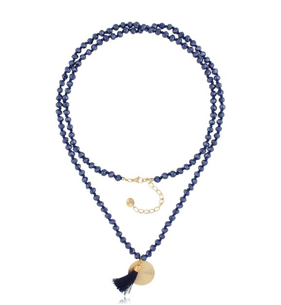 Naszyjnik długi z kryształkami Summer Song NSH0066