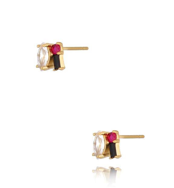 Kolczyk z cyrkoniami Emme KSA0657