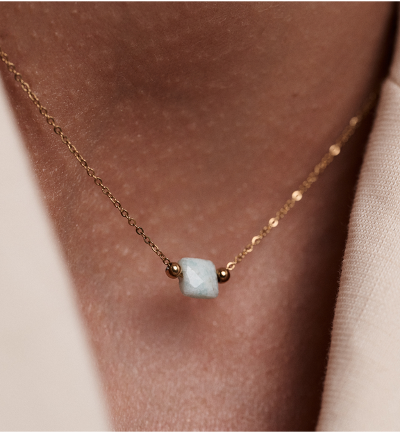 Naszyjnik z amazonitem Sunset at Seminyak NPA1233