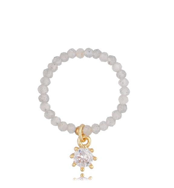 Pierścionek z labradorytami Margaret PTW0266