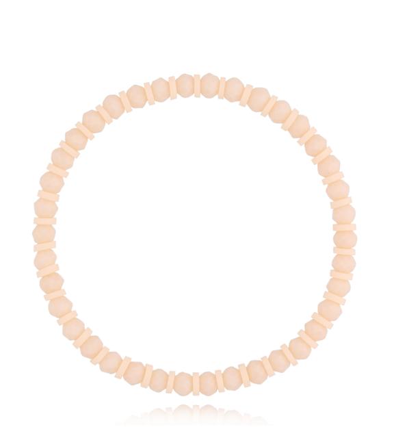 Bransoletka z brzoskwiniowymi kryształkami Roche BTW2036