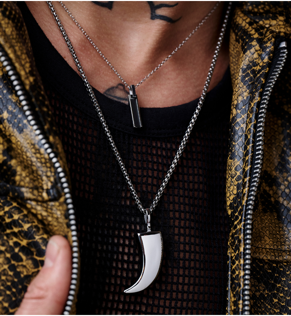 Naszyjnik męski z kłem Blair NMITC0069