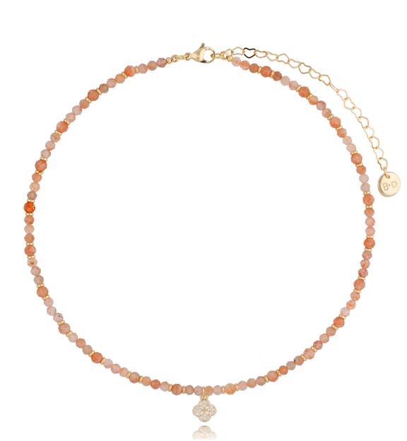 Naszyjnik z awenturynami Ivette NTW0200