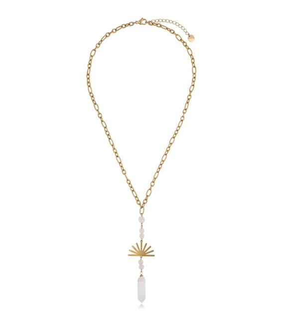 Naszyjnik z kryształem góskim First Blush NLB0200